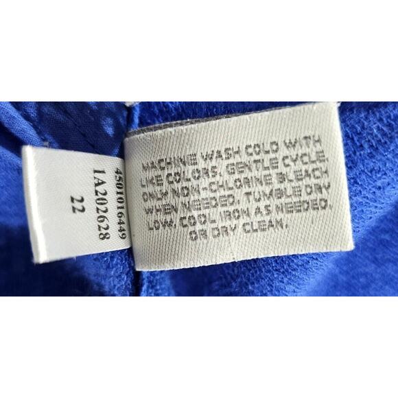 Zenergy By Chico’s Jacket Full Zip Hoodie Lightweight Blue WOMENS SIZE 0 (XS) - Picture 8 of 10